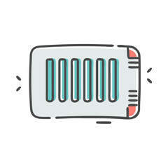barcode icon, barcode vector illustration-simple illustration of barcode, perfect for barcode logos and icons