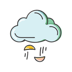 data cloud icon, data cloud vector illustration-simple illustration of data cloud, perfect for data cloud logos and icons