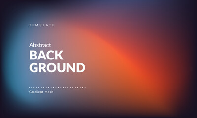 Abstract liquid background. Gradient mesh. Effect blend dark color. Blurred fluid colorful mix. Modern design template for web cover, ad banner, social media, header, presentation. Vector image EPS