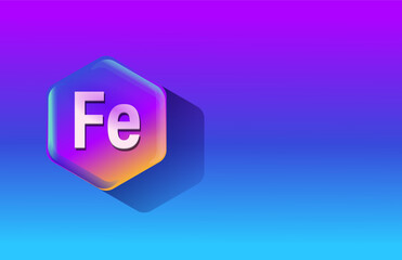 Microelement useful for human health. Periodic table of mendeleyev. Atomic mass, atomic number. Minerals