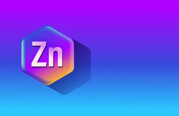 Microelement useful for human health. Periodic table of mendeleyev. Atomic mass, atomic number. Minerals