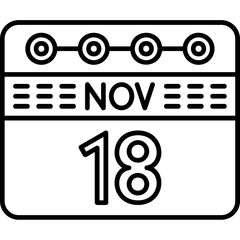 November 18 Icon