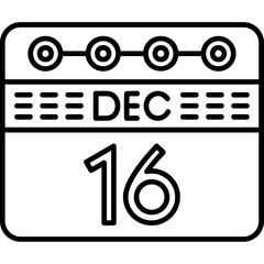 December 16 Icon
