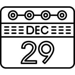 December 29 Icon