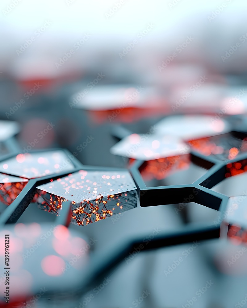 Aufkleber adaptable ai learning new patterns, futuristic neural networks adjusting to changing inputs, machine
