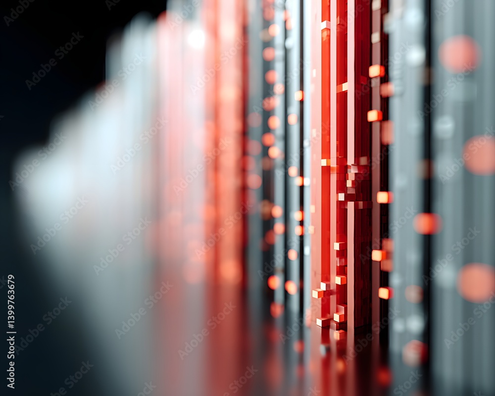 Poster ai-powered computation at its peak, quantum circuits visualizing machine learning processes, glowing