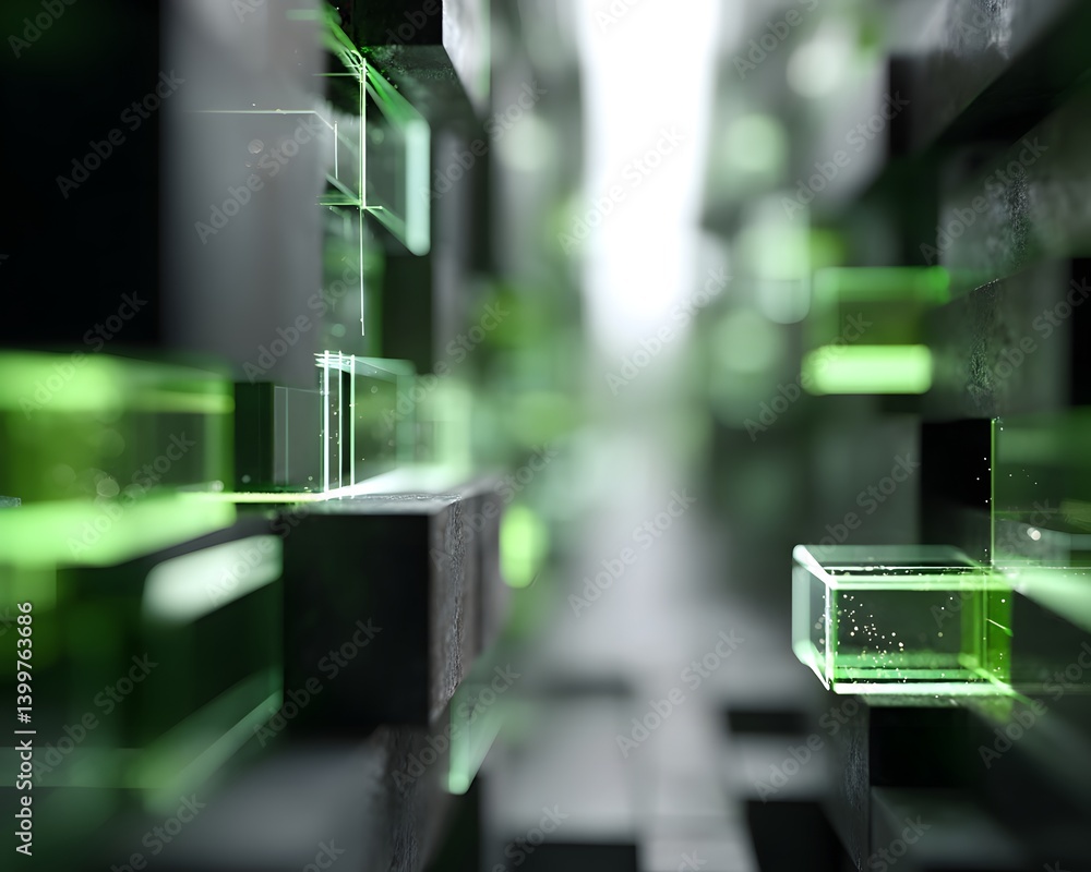 Poster ai-powered computation at its peak, quantum circuits visualizing machine learning processes, glowing