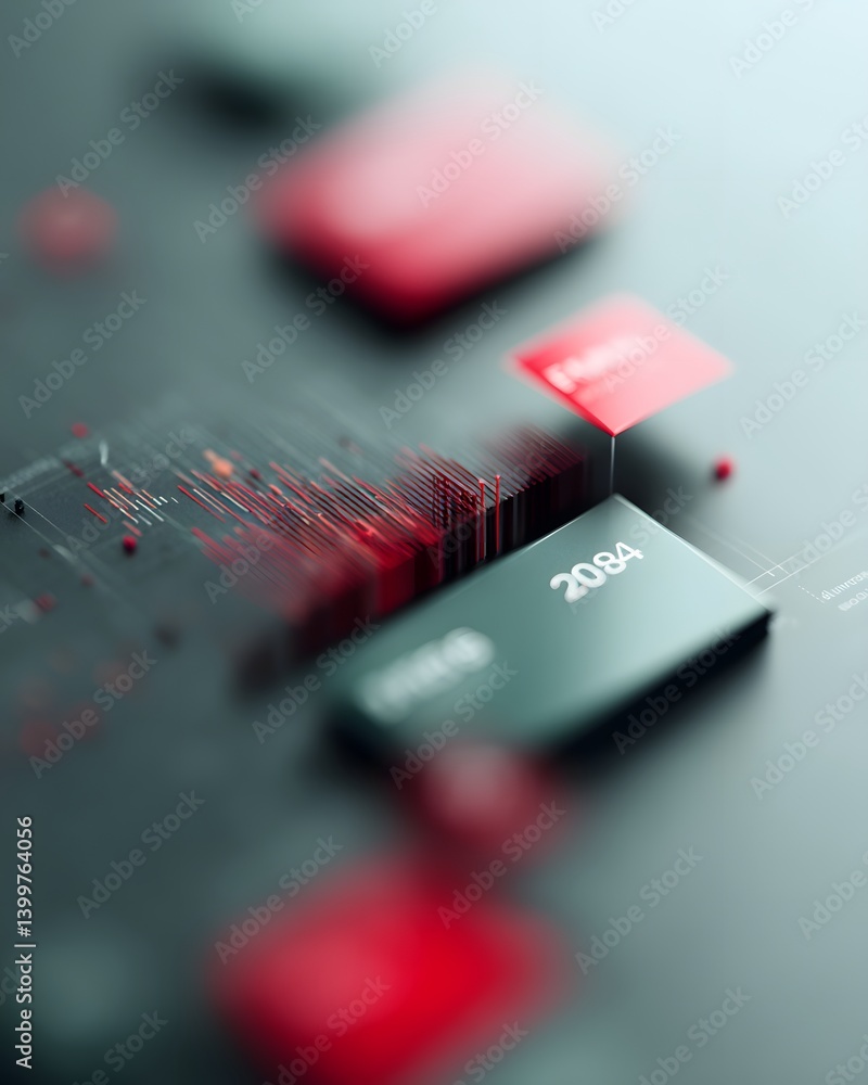Poster a futuristic ai-powered analysis system, neural networks scanning big data, digital graphs and analy