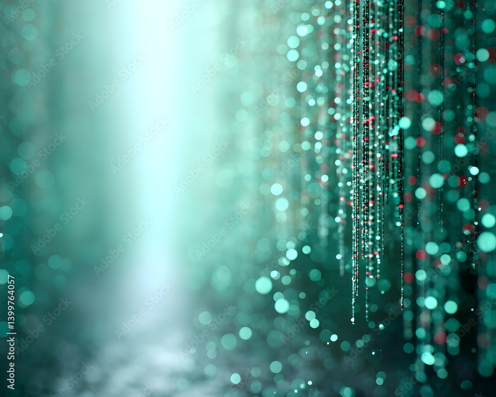 Poster tokenization process in ai, futuristic digital tokens floating in a glowing cyber environment, data 