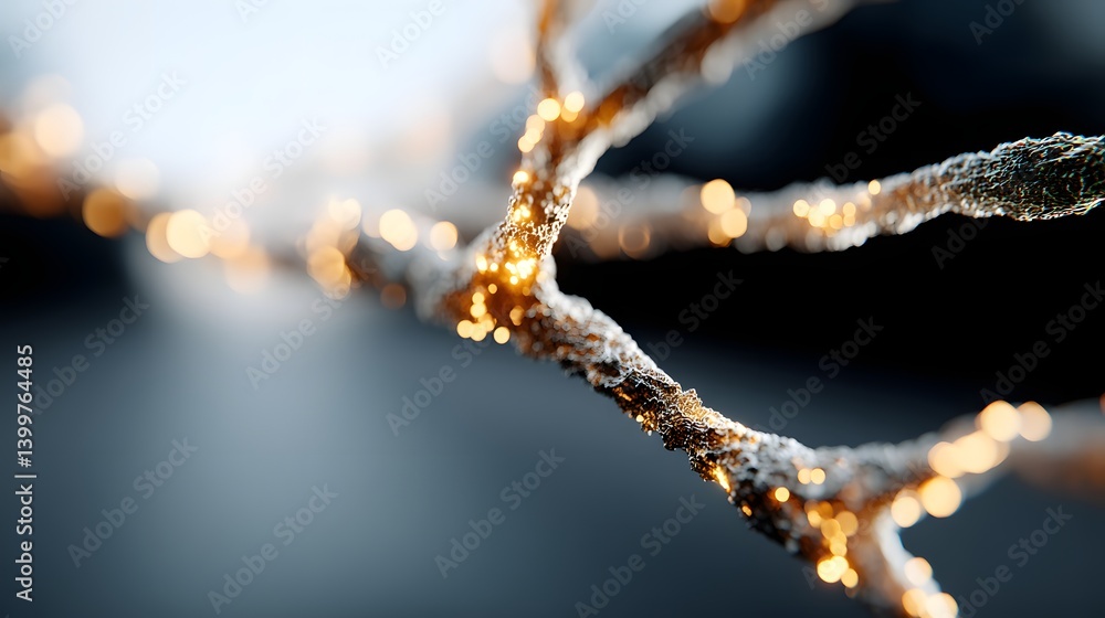 Poster ai efficiency at work, ultra-fast computing processors with glowing neural connections, high-perform