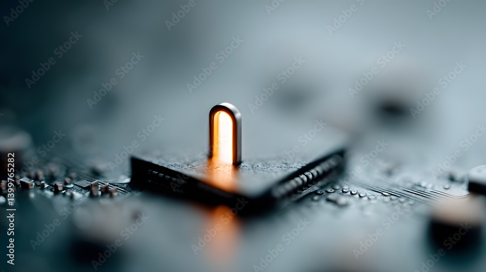 Poster tokenization and secure data in ai, glowing blockchain-inspired circuits, futuristic encryption algo