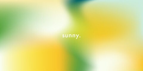 Nature yellow green color gradient background. Abstract fresh green and yellow vector banner. Blurry light gradient nature landscape. Vector soft spring summer horizontal backdrop
