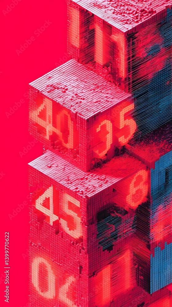 Poster computational power of ai visualized, massive deep learning model processing intricate datasets, glo
