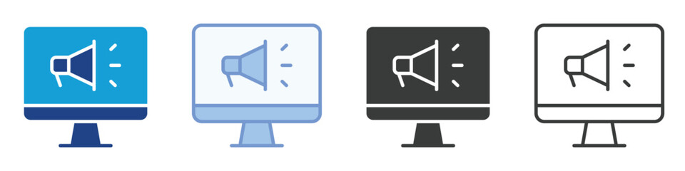 Computer Icons Collection – Multiple Vector Styles Icons