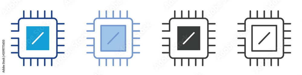Poster core icons collection – multiple vector styles icons