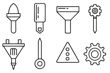 conversion line art clean design business innovation transformation