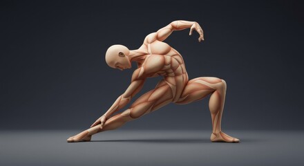 Two dancers dynamic pose contemporary dance