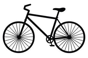 vintage bicycle silhouette