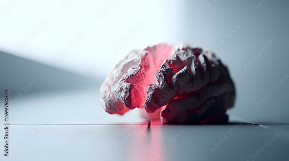 Poster cutting-edge ai concept of innovation, large language model glowing within a matrix of machine learn