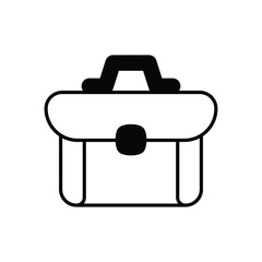 Briefcase  icon vector stock illustration