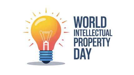 World Intellectual Property Day isolated on transparent background, Generative ai.