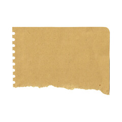 old paper with torn border, brown paper background