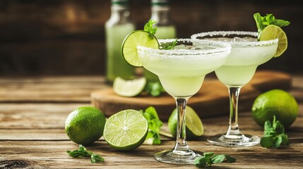 Refreshing classic margarita recipe with lime and salt rim perfect for summer cocktails and happy hour