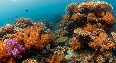 Sun-Drenched Reef's Embrace AI Generated