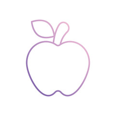 Apple icon vector stock illustration