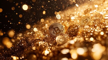 Bitcoin Gold Dust Digital Currency.