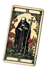 Isolated Death Tarot Card VI