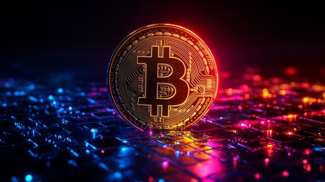 Bitcoin Cryptocurrency Digital Currency.