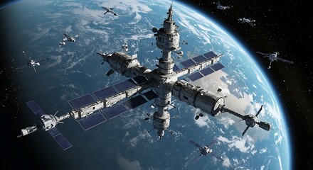 Orbital Metropolis AI Generated