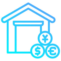 Obraz premium Wholesale Currancy Icon