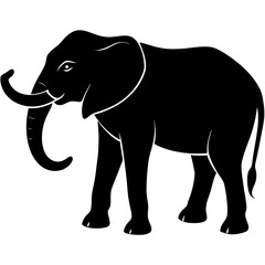 Fototapeta premium elephant vector illustration
