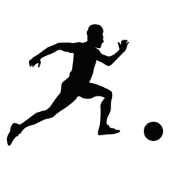 Soccer Player Silhouette
