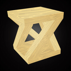 x frame design chair ideas illustration