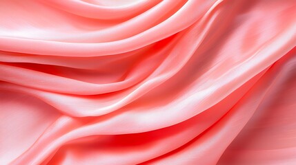 Obraz premium Blush pink fabric drape close up