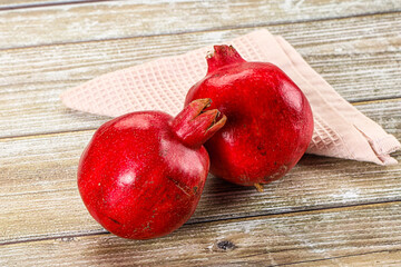 Fresh sweet juicy pomegranate fruit