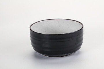 Empty clean color bowl dishware