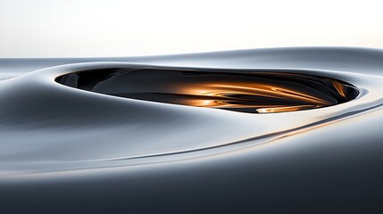 Fototapeta premium Abstract Liquid Surface, Fluid Motion