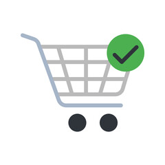 Checkout icon vector image. Suitable for mobile apps, web apps and print media.