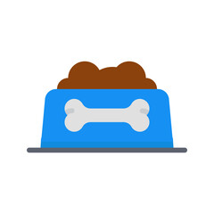 Dog Food icon vector image. Suitable for mobile apps, web apps and print media.