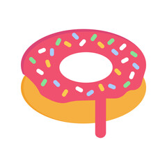 Donuts icon vector image. Suitable for mobile apps, web apps and print media.