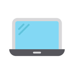 Laptop icon vector image. Suitable for mobile apps, web apps and print media.