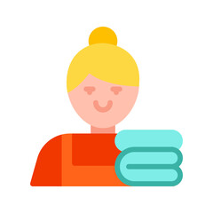 Maid icon vector image. Suitable for mobile apps, web apps and print media.