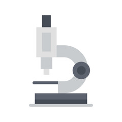 Microscope icon vector image. Suitable for mobile apps, web apps and print media.