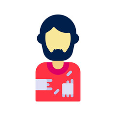 Poor icon vector image. Suitable for mobile apps, web apps and print media.