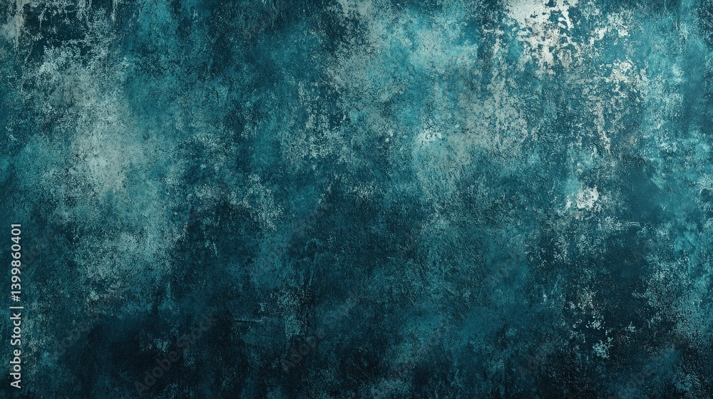 Aufkleber a textured, abstract background with shades of teal and hints of metallic detailing, creating a visu