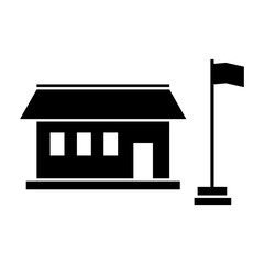 SCHOOL BUILDING ICON